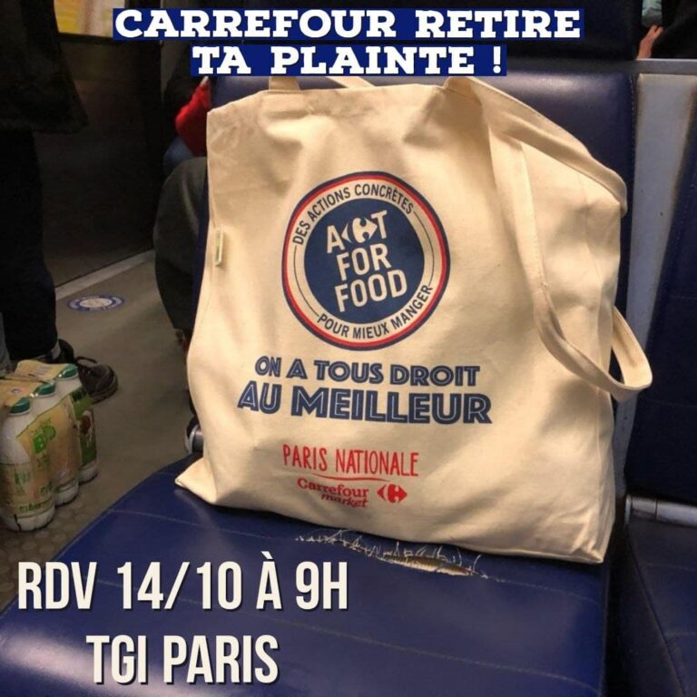 Carrefour retire ta plainte