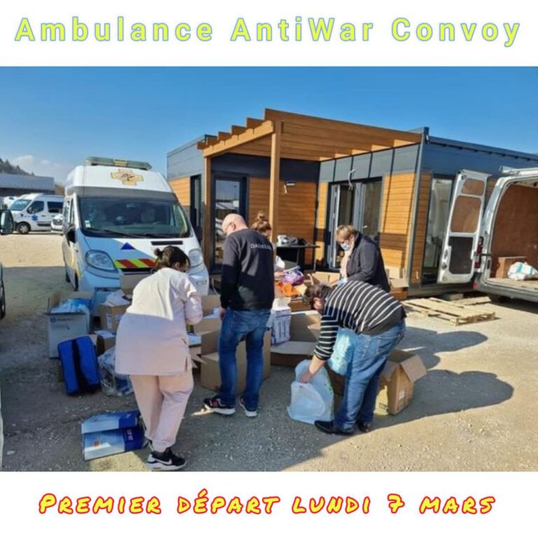 🔴 Soutien à l’Ambulance AntiWar Convoy 🔴