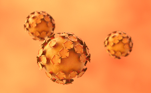Image représentant 3 virus HPV