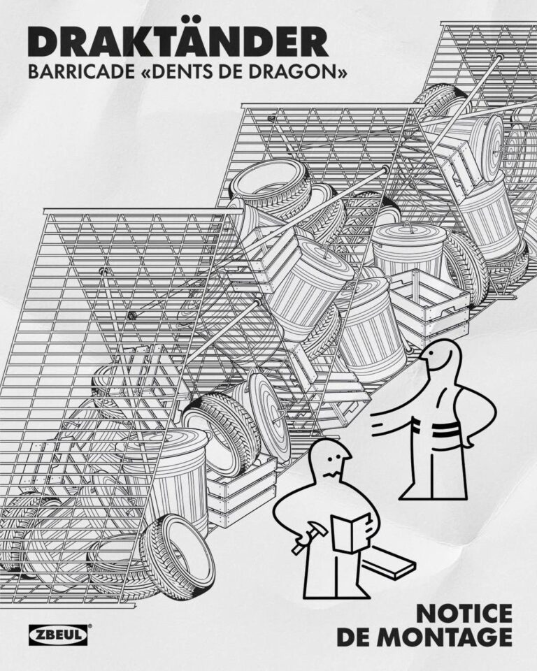 Tuto barricade « dents de dragon »