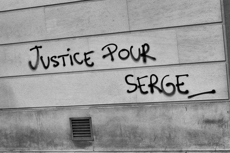 Tag : "Justice pour Serge"