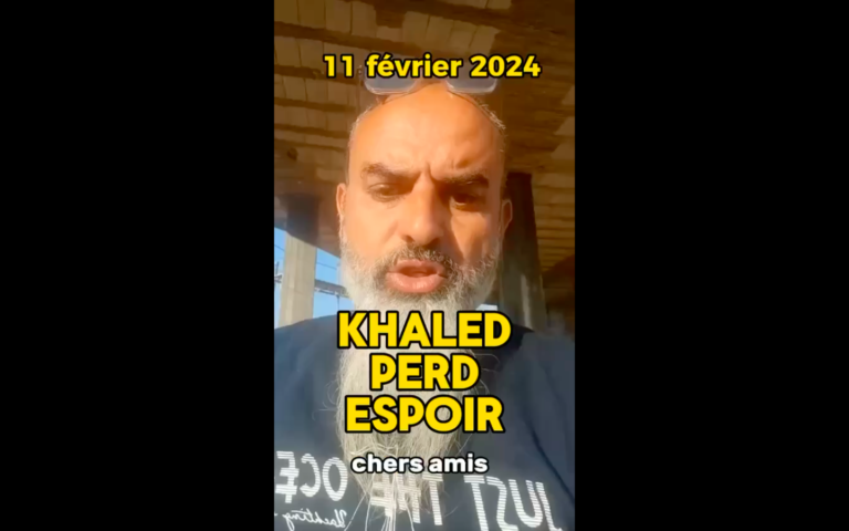 🇵🇸 Message de Khaled 💔