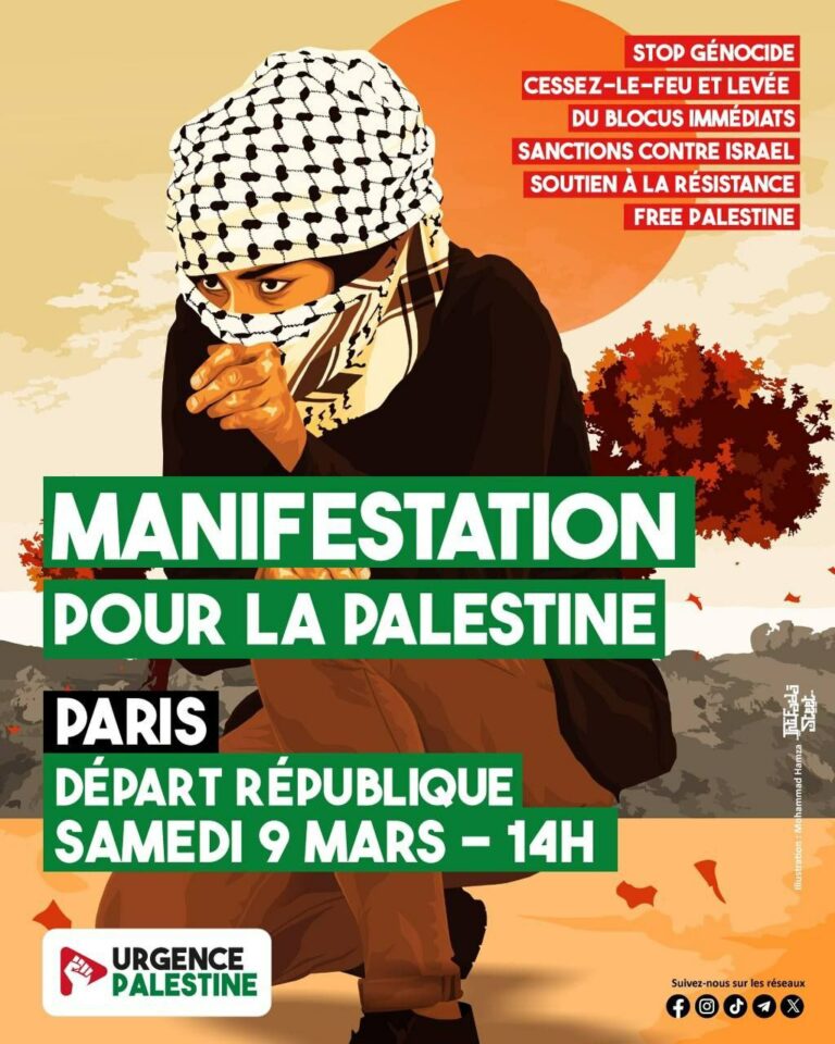 🇵🇸 Manifestation pour la Palestine à Paris
