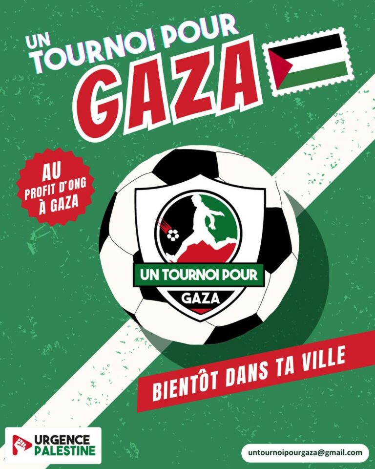 ⚽️ Un tournoi pour Gaza 🇵🇸