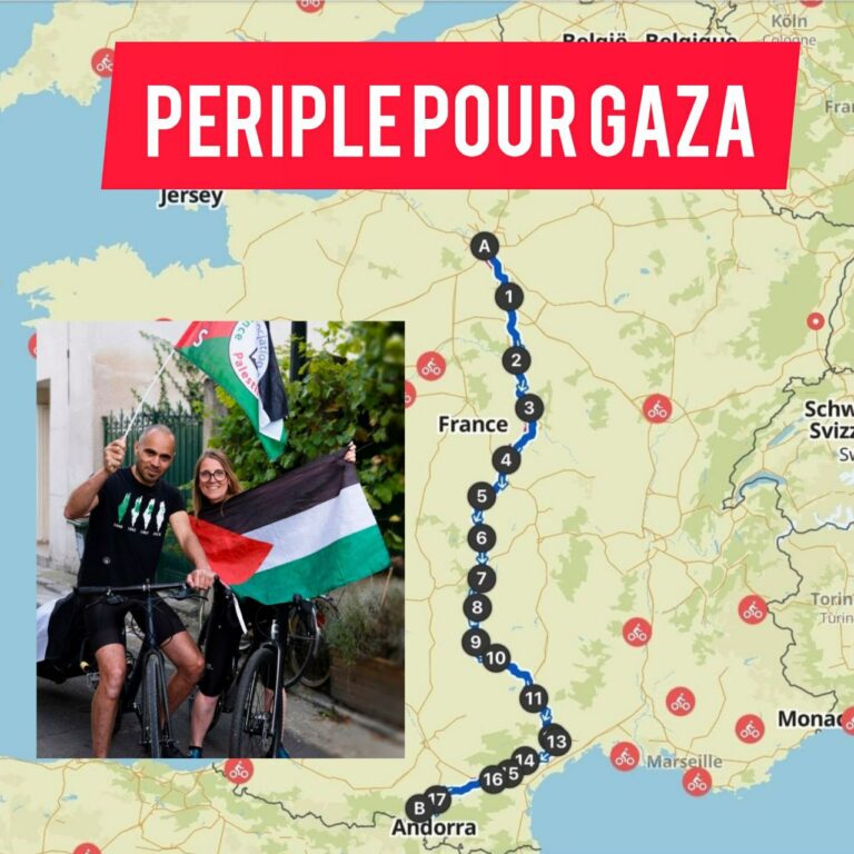 🚴‍♂️🇵🇸 1100 km pour Gaza  🚴🕊